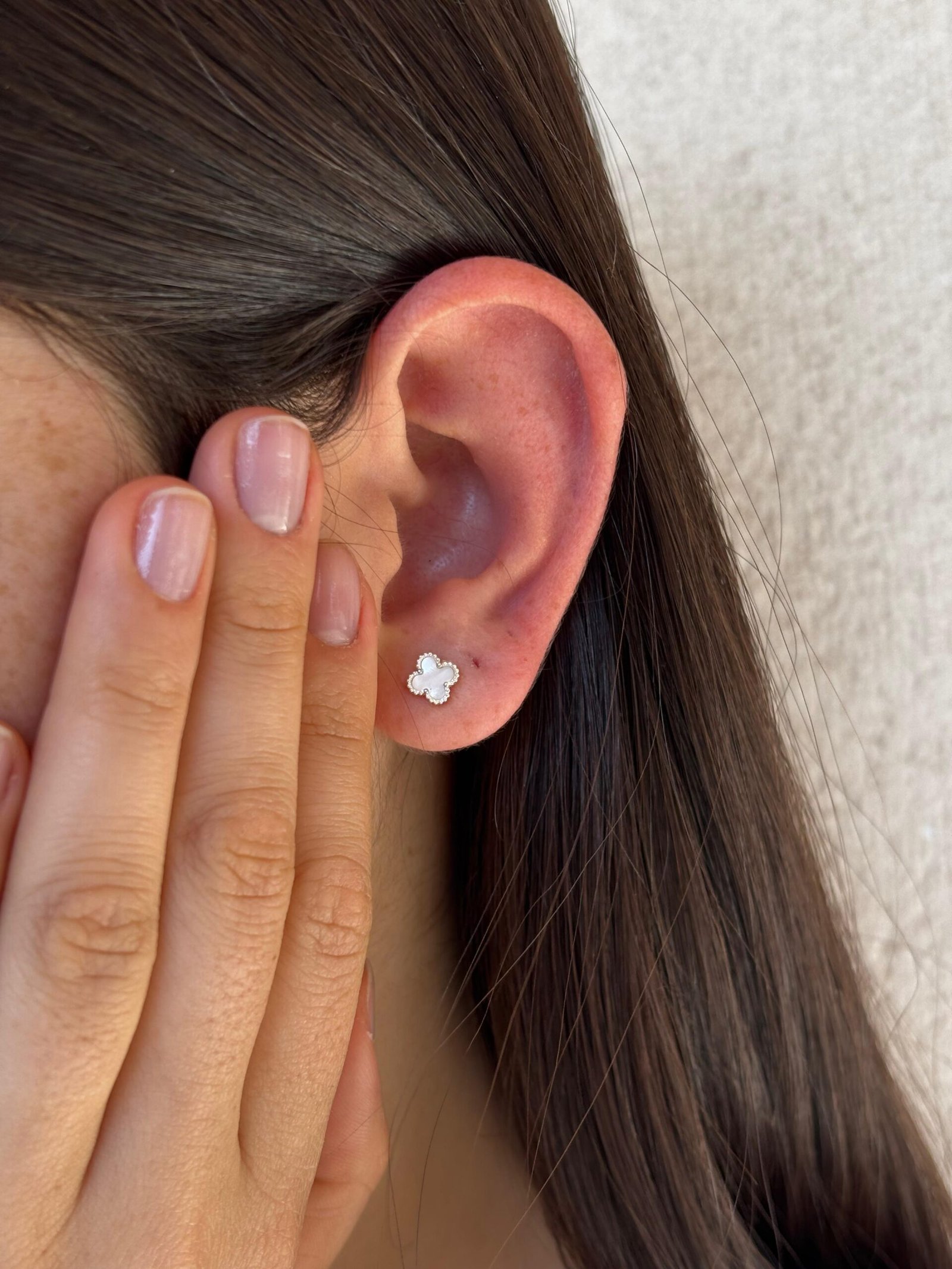 Aros Mini Cleef Blanco